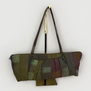 Maruca Millie Lu Jacquard Tapestry Patchwork Baguette Purse Shoulder Bag Y2K